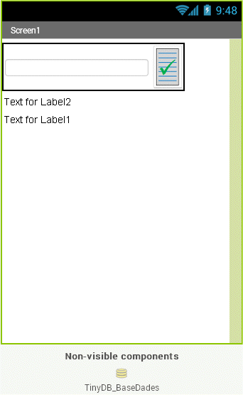 Disposició dels elements