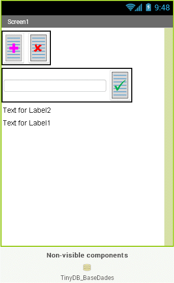 Disposició dels elements