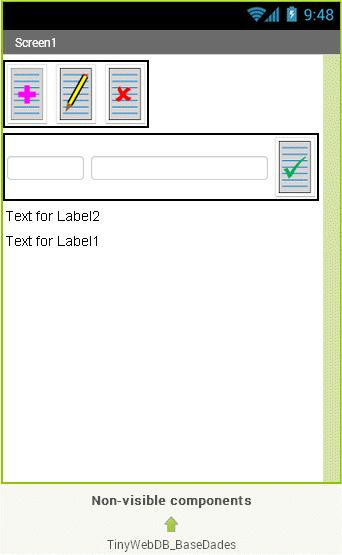 Disposició dels elements