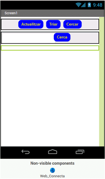 Disposició dels elements