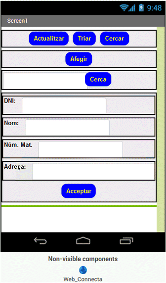 Disposició dels elements
