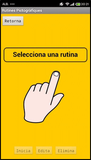 Disposició dels elements