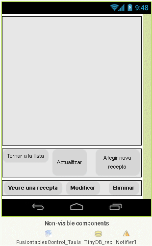Disposició dels elements