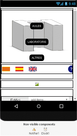 Disposició dels elements