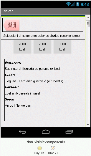 Disposició dels elements