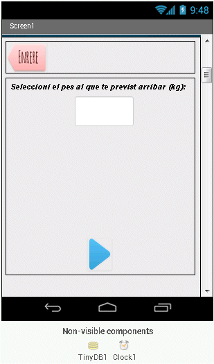 Disposició dels elements