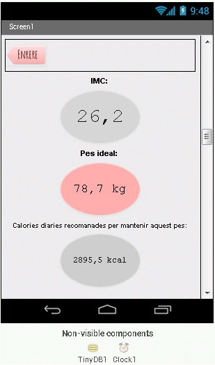 Disposició dels elements