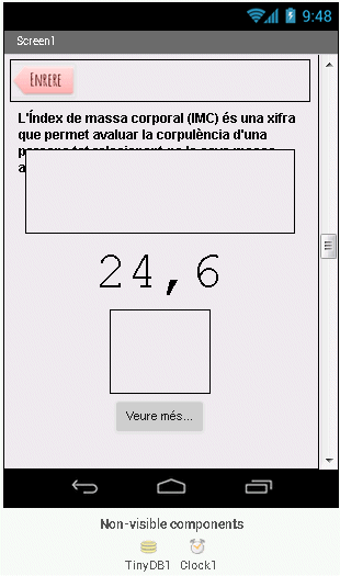 Disposició dels elements