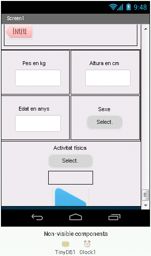 Disposició dels elements