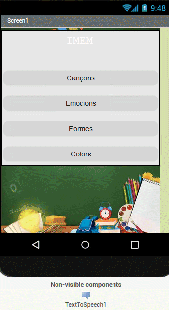 Disposició dels elements