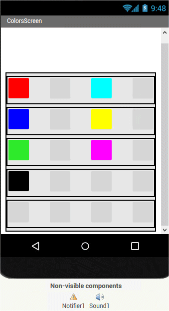Disposició dels elements