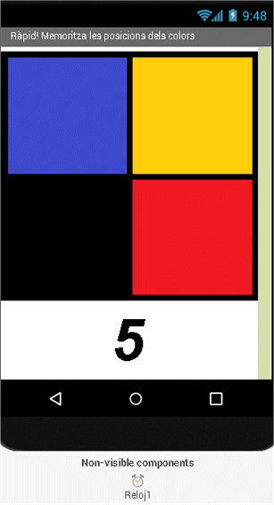 Disposició dels elements