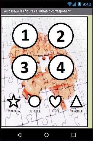 Disposició dels elements