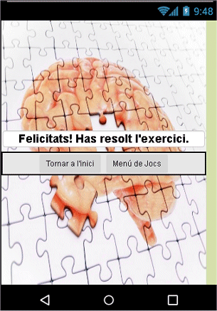 Disposició dels elements