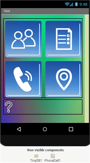 Disposició dels elements