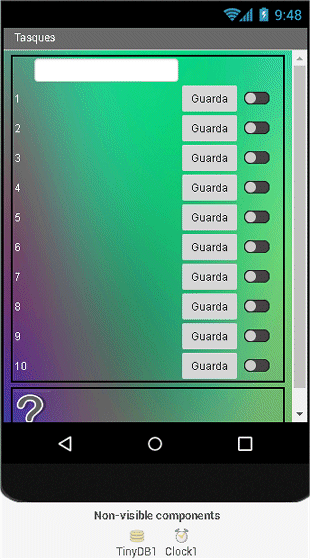 Disposició dels elements