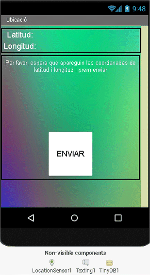 Disposició dels elements