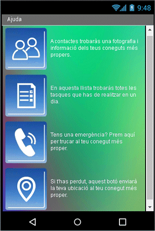 Disposició dels elements