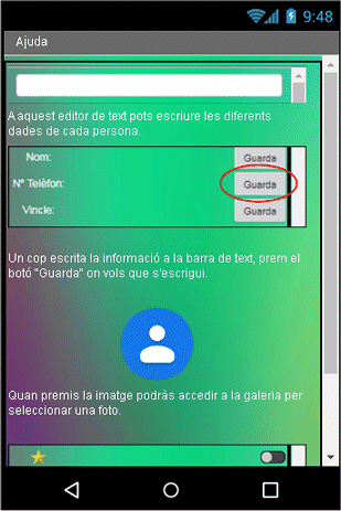 Disposició dels elements