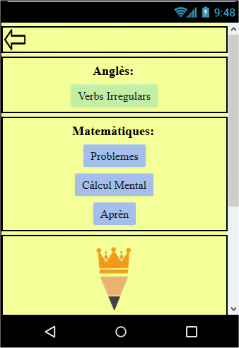 Disposició dels elements