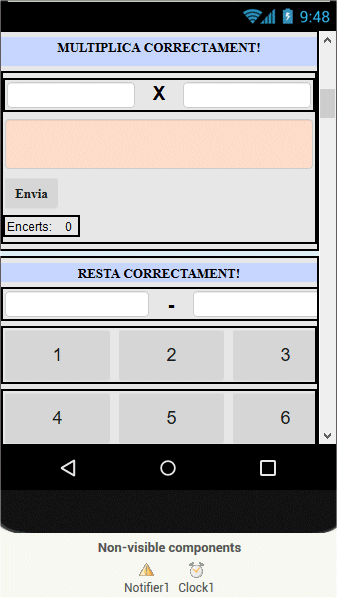 Disposició dels elements