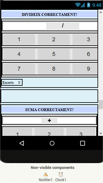 Disposició dels elements
