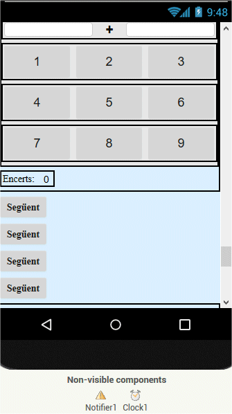 Disposició dels elements