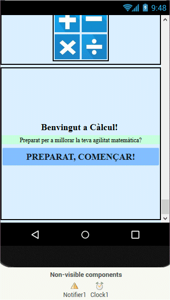 Disposició dels elements