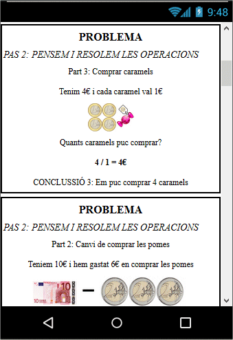 Disposició dels elements