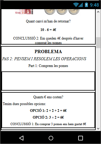 Disposició dels elements