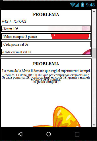 Disposició dels elements