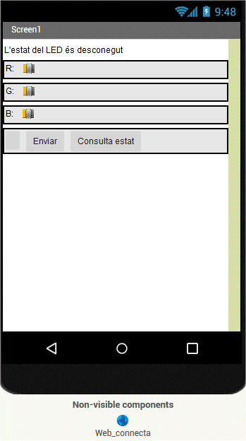 Disposició dels elements